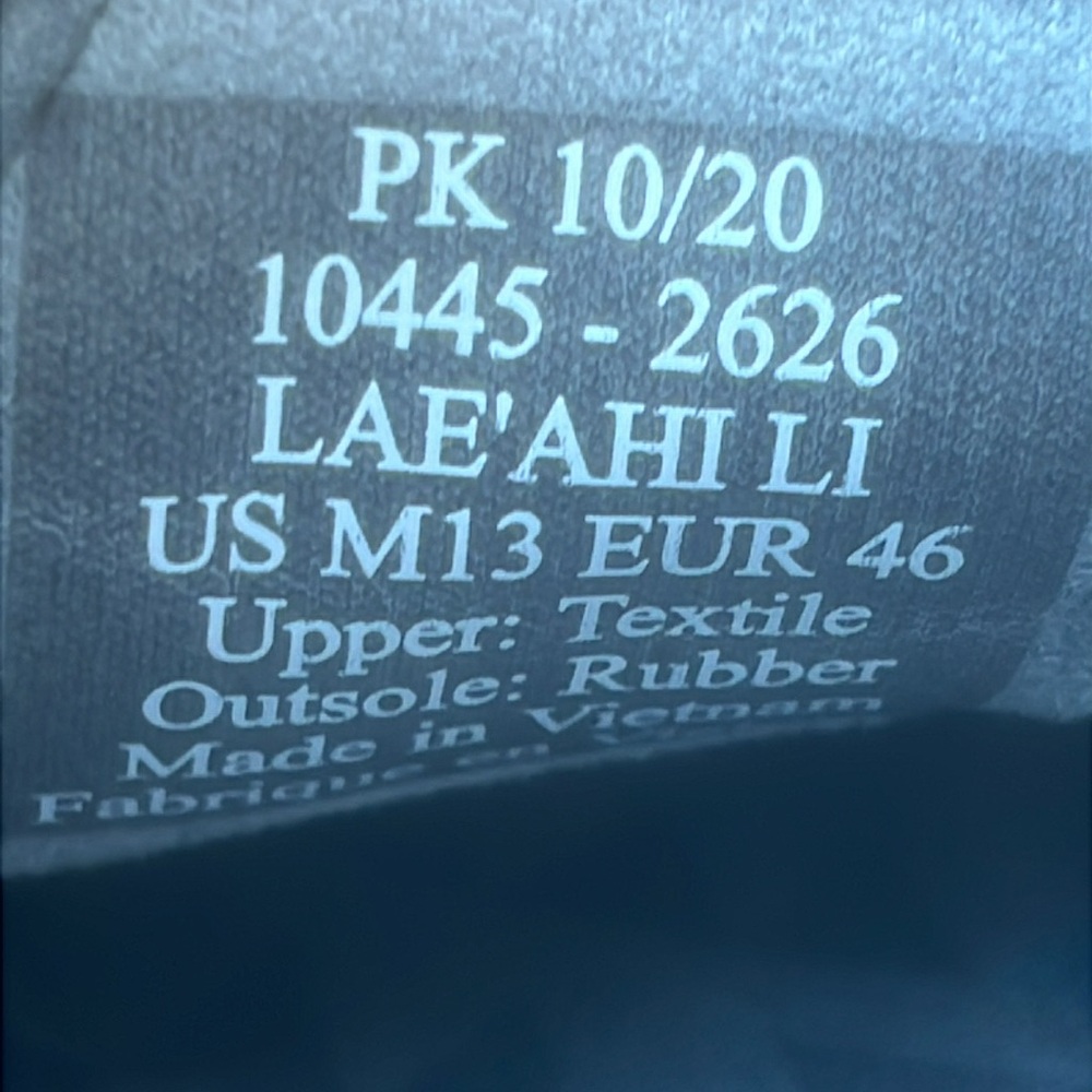 OLUKAI LAE' AHI Li Mens Grey Sneakers Size 13 - Picture 6 of 8
